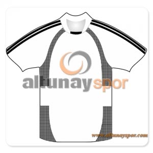 Acciones Shirt Blanco y Negro