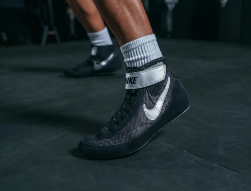 Nike Speed Sweep Güreş Ayakkabısı Siyah Gri 