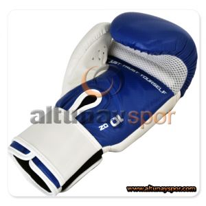 Carbon Kick Boks Eldiveni Mavi - Beyaz