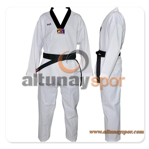 Taekwondo Suit Corduroy (Black Collar)