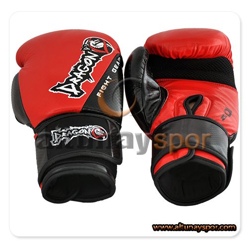 Carbon Boks Eldiveni Kırmızı-Siyah