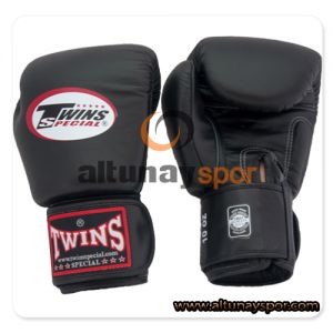 Twins Muay Thai Eldiveni - Siyah