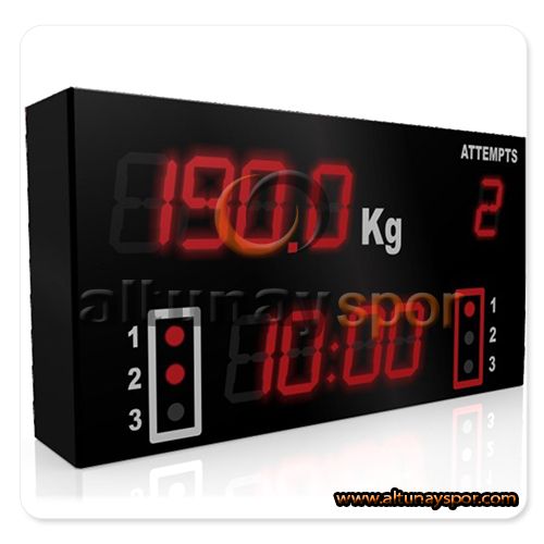 Weightlifting Scoreboard