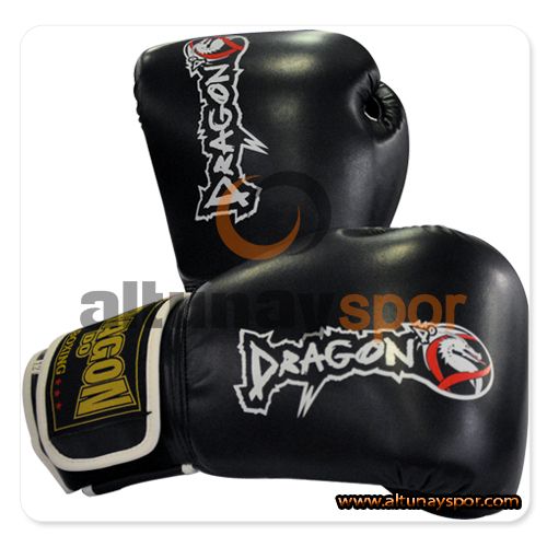 Dragon Attack боксерские перчатки черные