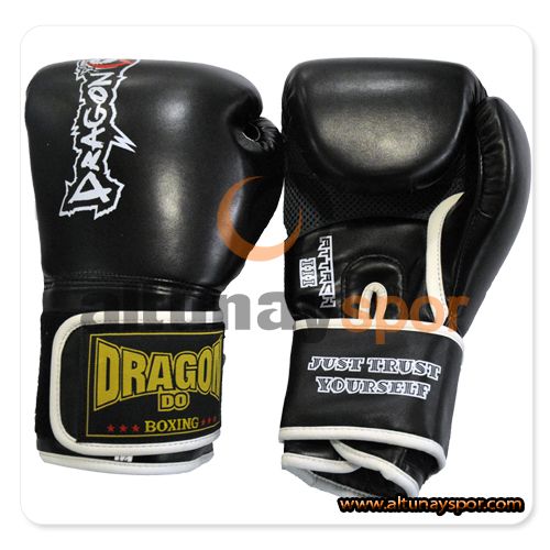 Dragon Attack Muay Thai Eldiveni Siyah