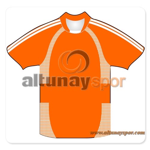 Camisa Naranja y Negro