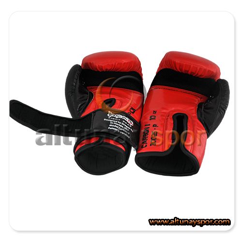 Carbon Boks Eldiveni Kırmızı-Siyah