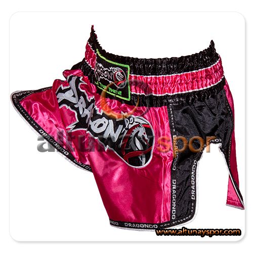 Retro Muay Thai Şort - Pembe