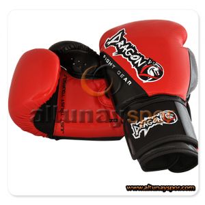 Carbon Boks Eldiveni Kırmızı-Siyah