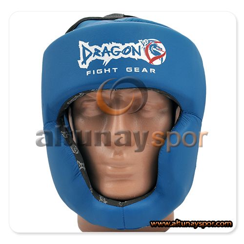 Yanakları Kapalı Kask - Mavi