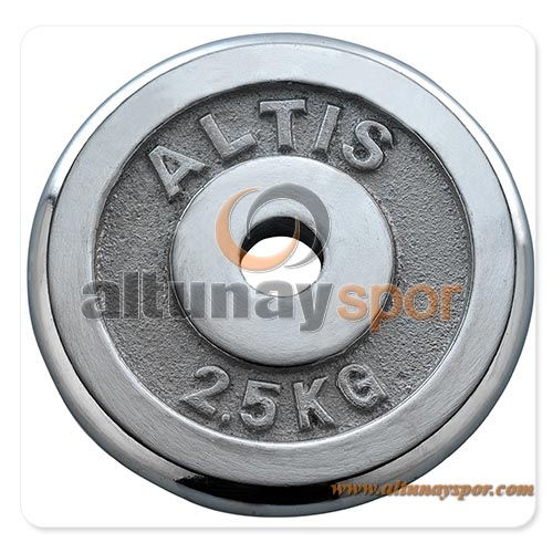 2,5 Kg Chrome License Plate