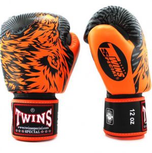  Twins Boks Eldiveni - FBGVL3-50 Twins Orange Wolf Boxing Gloves